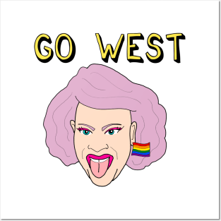 Go West Posters and Art